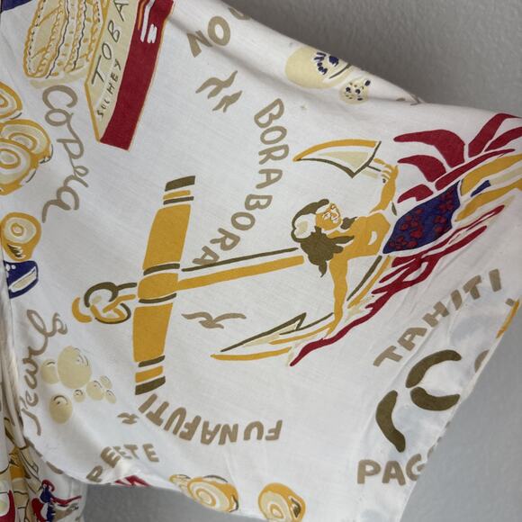 Reyn Spooner Vintage Rum Runner Button Up Hawaiian Shirt Size L Short Sleeve - Picture 2 of 7